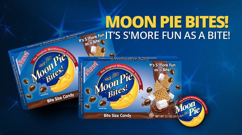 MoonPie's tweet photo. Enjoying MoonPie Bites at the theater this weekend for @StarWars? Bite-sized, they are! #starwars #theforceawakens https://t.co/HNXa2GvdO4