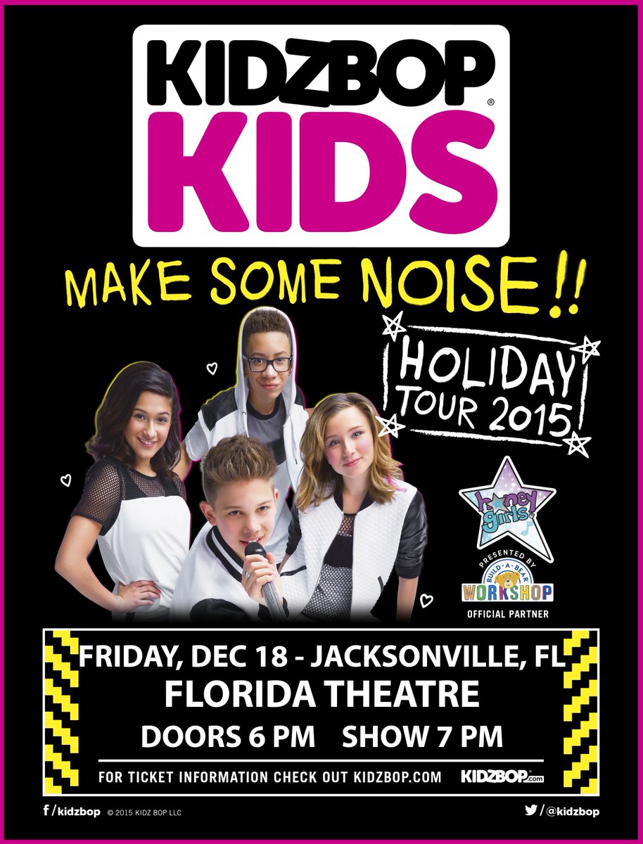 KIDZBOP's tweet photo. TONIGHT: It's #KBMakeSomeNoise w/ @SelaHack &amp; #WorldofDance at @FloridaTheatre! Tix: https://t.co/I5sPXdYaqz https://t.co/GSAPjUok2P