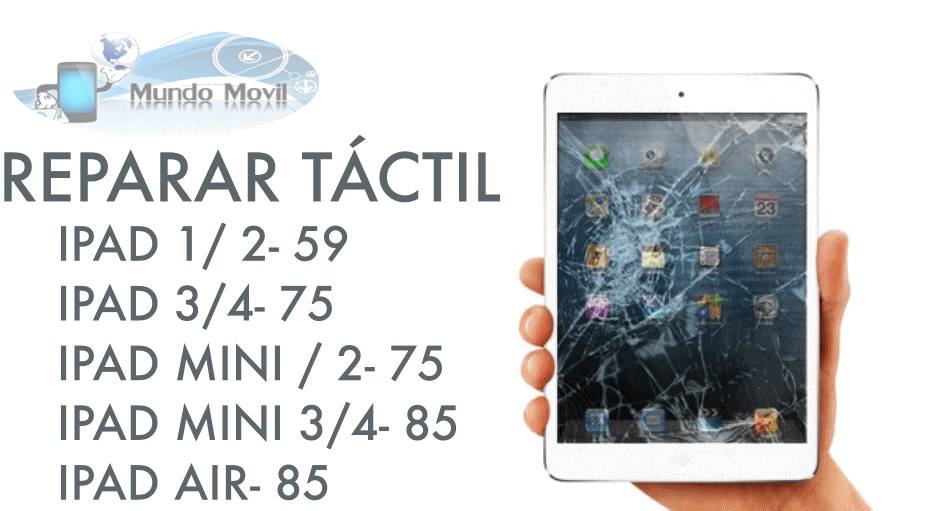 REPARAMOS TU IPAD CON GARANTÍA DE REPARACIÓN
CALLE colomer #3 Ventas - Madrid.
INF: 660926190