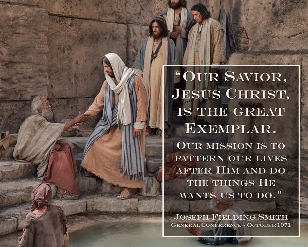CGCCInstitute's tweet photo. "Our #Savior, #JesusChrist, is the great #Exemplar." #JosephFieldingSmith #ASaviorIsBorn #Christmas https://t.co/0xmVgt7rSw