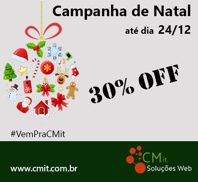CMitSolucoesWeb's tweet photo. Papai Noel CMit 30% Off #VemPraCMit #CMitSolucoesWeb #Natal2015 #HoHoHo https://t.co/4nJARi4Vgi