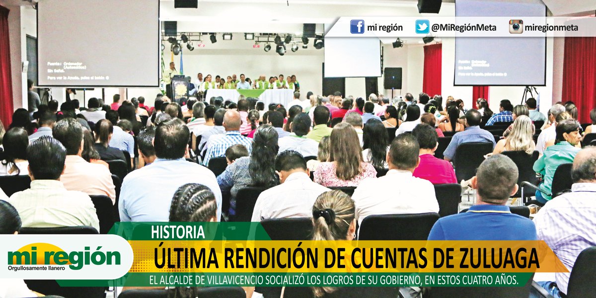 MiRegionMeta's tweet photo. El alcalde, Juan Guillermo Zuluaga, destacó en rendición de cuentas logros de su Gobierno.➔ https://t.co/lytMuX0LT4 https://t.co/pC8KHIw2fu