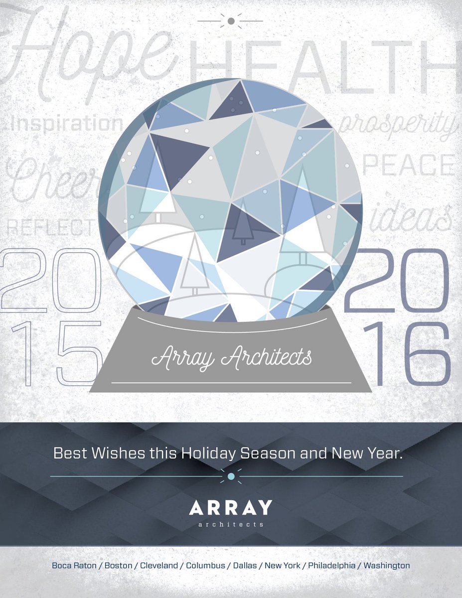 ArrayArch's tweet photo. Wishing you &amp; yours a joyous holiday season! https://t.co/HjFJPs65SU