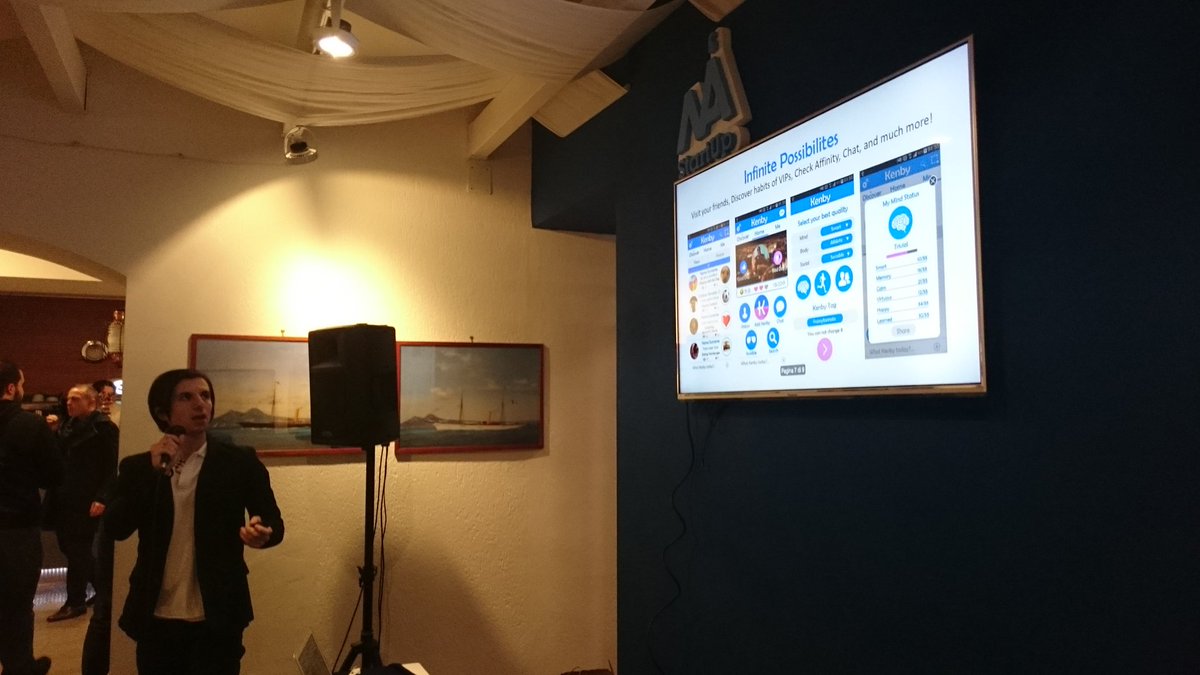 NAStartUp's tweet photo. #Kenby Social app che monitora lo stile di vita #nastartupday https://t.co/4usMt7yJ7I