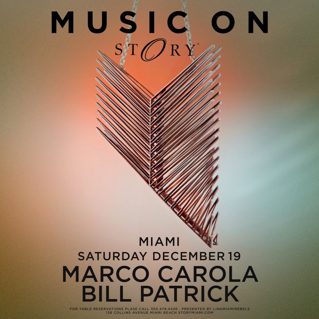 ColomaColoma's tweet photo. Saturday night is made for the best techno in the world. @MusicOnOfficial w/ @marcocarola & @bill_patrick ! https://t.co/iskf0fRA3x