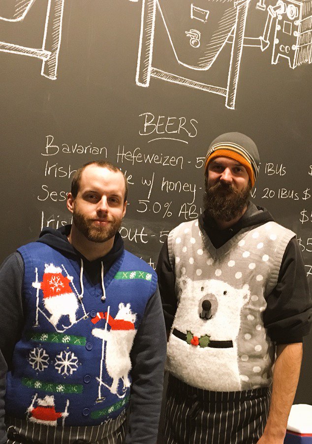 Come and see the chefs in all their ugly Christmas sweater glory tonight <a href="/SMBbeer/">Six Mile Bridge Beer</a> #foodtruckfriday