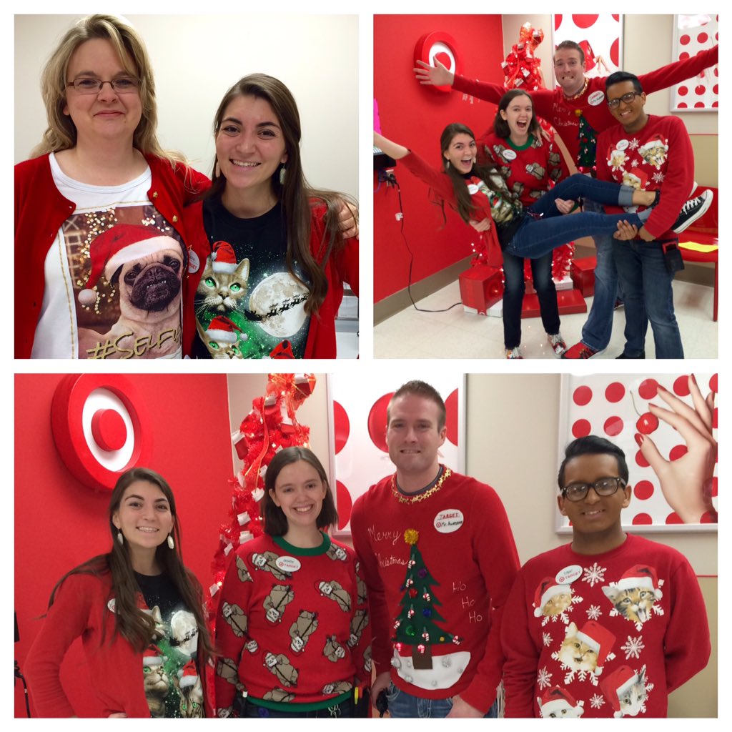 CatalinaTGT's tweet photo. Fun Jean day with the best store! 🎄🎁 @Awesome2Mr @sharontarget @jmelt11 https://t.co/XPdCX9leHi