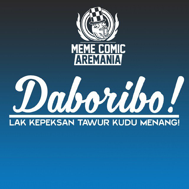AremaMeme's tweet photo. Aremaday!!
Dino Utem!!
Nganem!! #aremania #aremanita #aremaindonesia #arema #arekmalang #aremamalang #mememalang #m… https://t.co/Vk01TQon9H