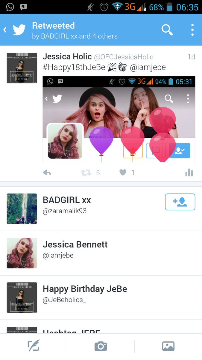 Retweet by @iamjebe Thank you 😘