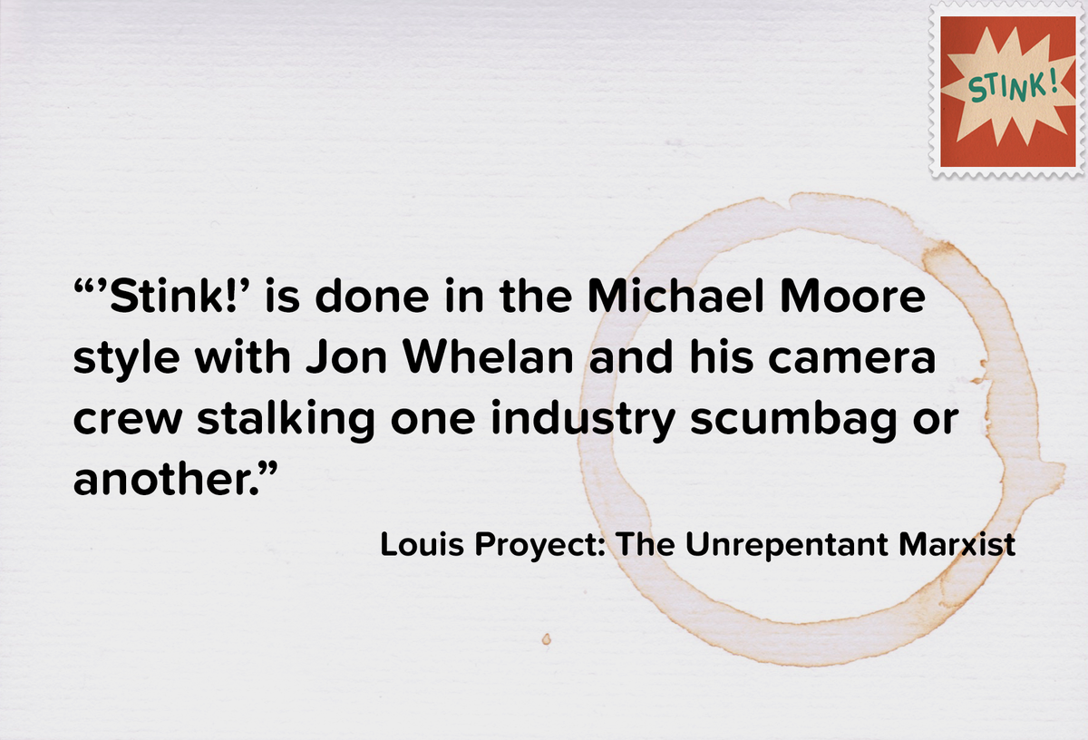 StinkMovie's tweet photo. Oh my. https://t.co/auncQqQGxq #TSCA #SecretsStink #Documentary https://t.co/eiEEfEQOM2