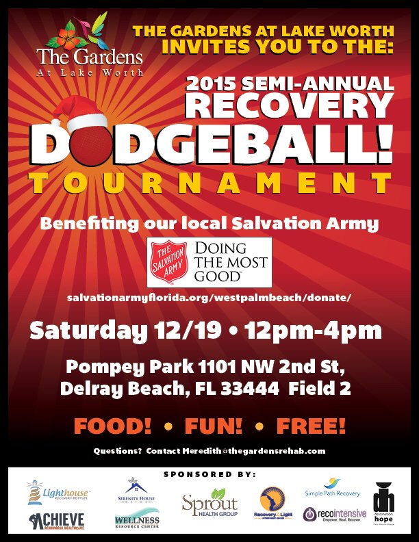 We are so excited for the #Recovery Dodgeball Tournament for Charity! Come out and play!