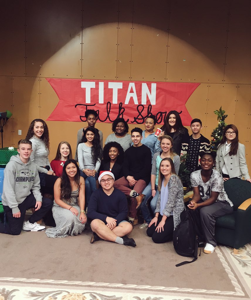 TBHSASB's tweet photo. Thanks for tuning in on the Titan talk show! TBHS ASB is wishing you all a safe and marvelous winter break. https://t.co/ZsQzxbmeOu