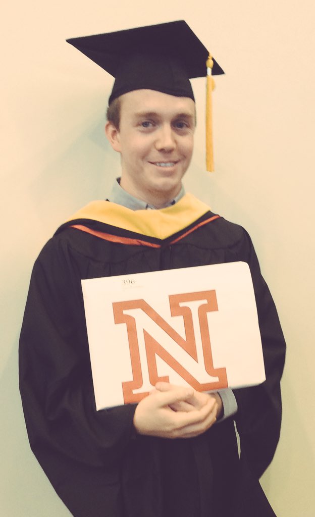 ElizabethMandel's tweet photo. I'm a proud lady! That red Nebraska "N" looks good on you! Congratulations @bwinkelbauer https://t.co/0ca4u0T0Cz