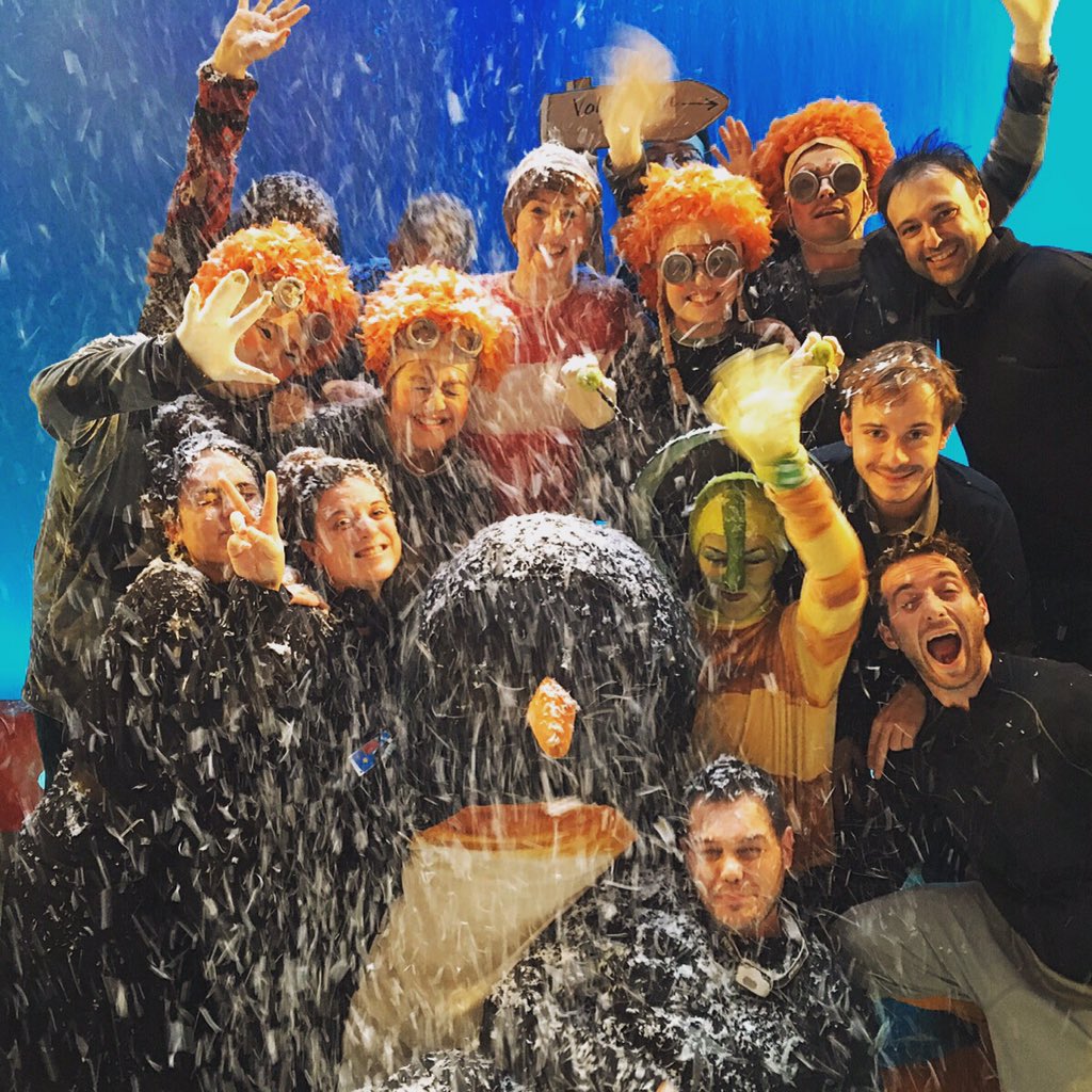 GemmaNB's tweet photo. Thank you to my wonderful cast for the incredible fun that has been #VolRetour 😆🐧🎄@operadeparis #ONP1516 #Atelier https://t.co/eqI51f1fcw