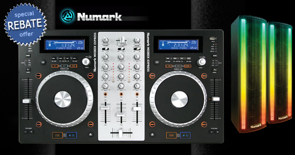 AmericanMusical's tweet image. $100 Cash Back! bddy.me/1OcEGNt MIR w/Purchase of @Numark #Mixdeck Express &amp;amp; Lightwave Speaker Pair at AMS!