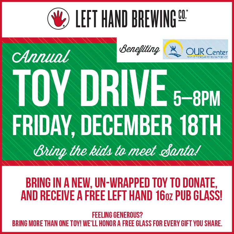 Santa just called, he is nearly here! Come by tonight w/ a toy to donate &amp; receive a pub glass from LHB!