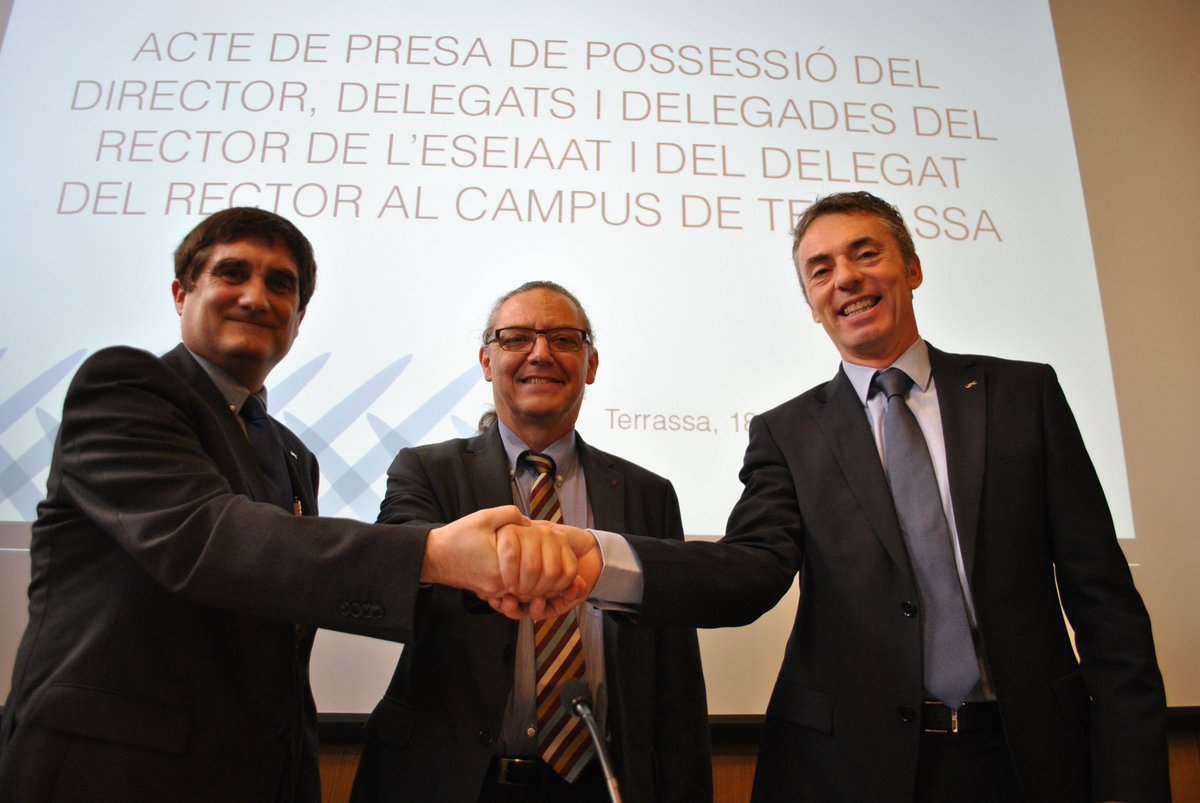 Constituïda la junta provisional de l'Escola Superior d'Enginyeries Industrials ow.ly/W5JYI #Terrassa