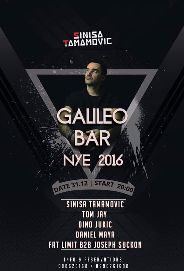 GalileobarRI's tweet photo. Docek Nove Godine @ Galileo bar
Fb Galileo bar Rijeka AC
0996261688 
Ulaznice u pretprodaji 60,00 kn / na dan 80,00 https://t.co/Mhv7w19AsB