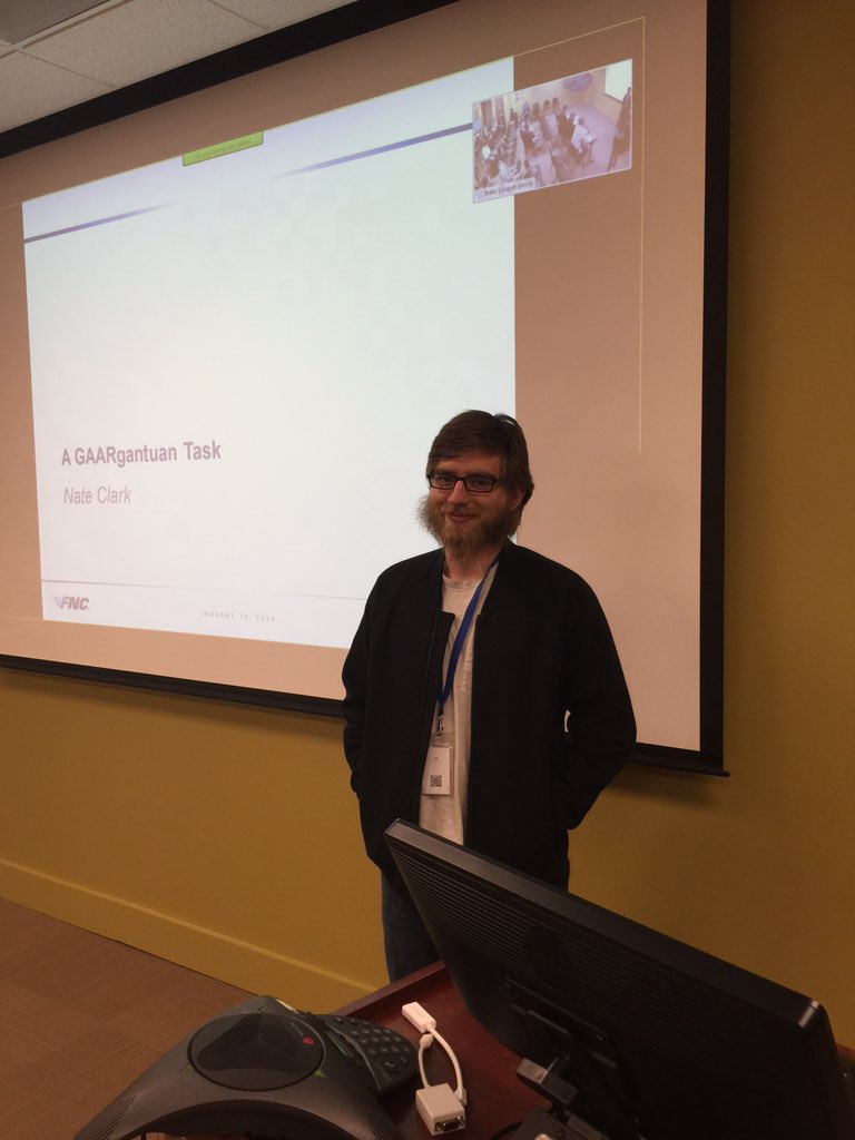 FNC_HR's tweet photo. It is go time! Let the innovation presentations begin. #FNCForge @TechForMS @timmask @InnovateMS #fsharp #restapi https://t.co/qD7JnN0CBC