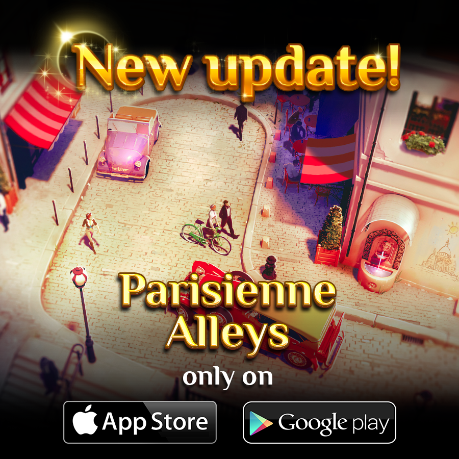 Episode 43 is LIVE on ANDROID! Helena &amp; Kingsley are now striding along the streets of Paris... *Coming soon to iOS*