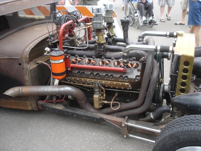 RoadkillCustoms's tweet image. Got Motor? A WWII fighter plane V-12 Powers this Smokin' Rat Rod ~ Build Your Own Rod: Build.RoadkillCustoms.com
