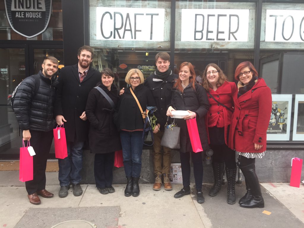 CheriDiNovo's tweet photo. Christmas lunch with my fabulous staff at @indiealehouse in the Junction! Thank you for all your hard work. #parkhp https://t.co/DKK0lYi4k1