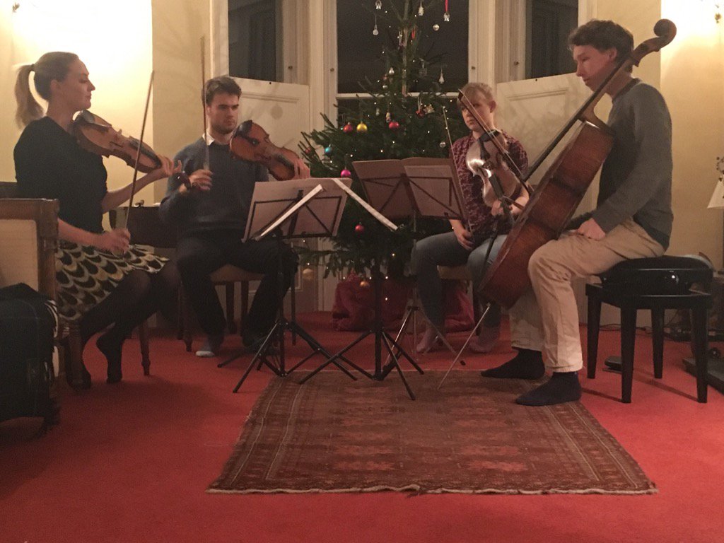 York_YS's tweet photo. This week a YYSCO string quartet played Dvorak's 'American' at a concert in Kent. In York 22 Dec @YorkStOlaves https://t.co/Joc9rOCCPS