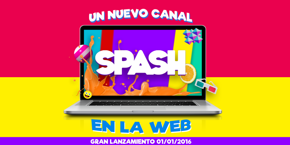 SPASHchannel's tweet photo. En 2016 llega el canal web que estabas esperando, SPASH. La diversión en la palma de tu mano https://t.co/6BKzjGXEme https://t.co/nVtw5Huihp