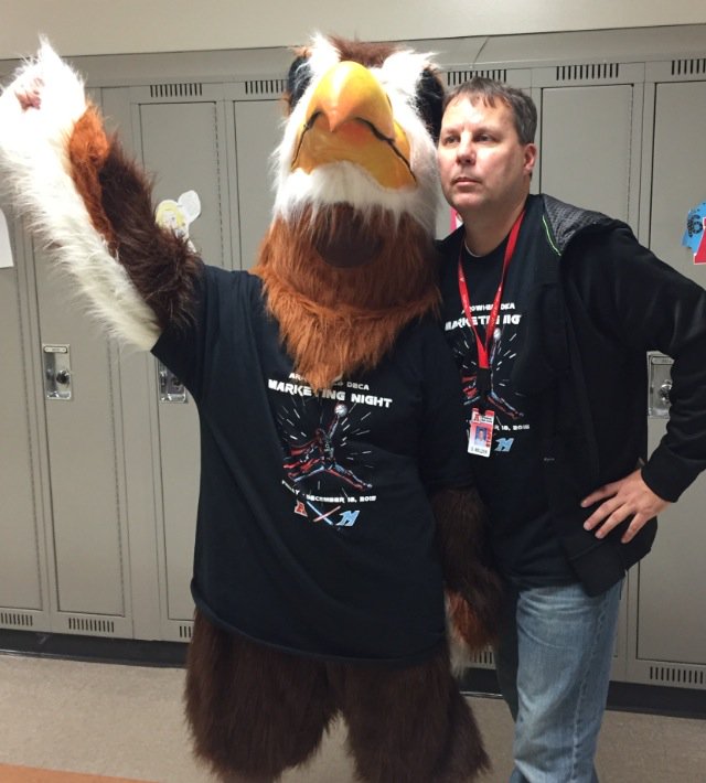 Arrowhead_DECA's tweet photo. Buckle Up Phone Down! See you tonight at Star Wars Marketing Night ... Black Out!  7:30 tip off #operationclick https://t.co/ZzokKVJKzz