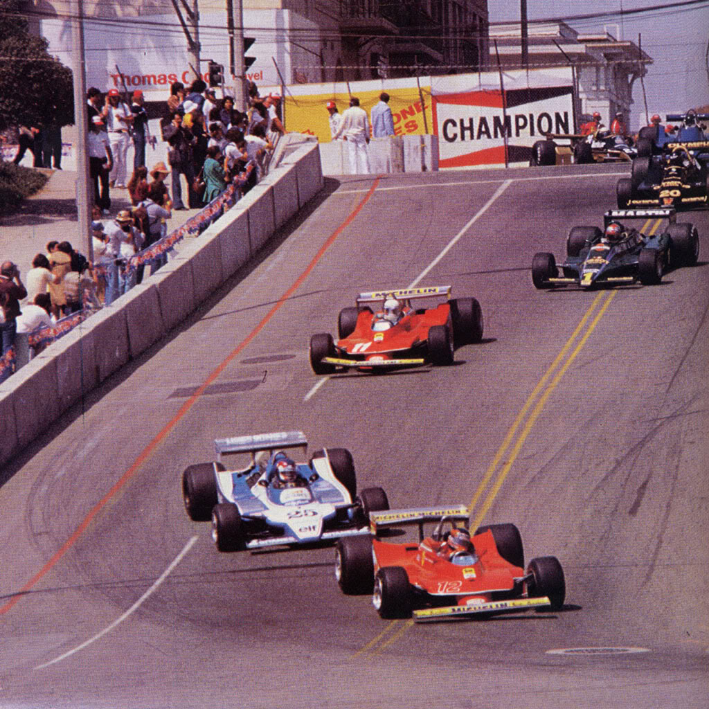 Gilles leads the way at Long Beach.
