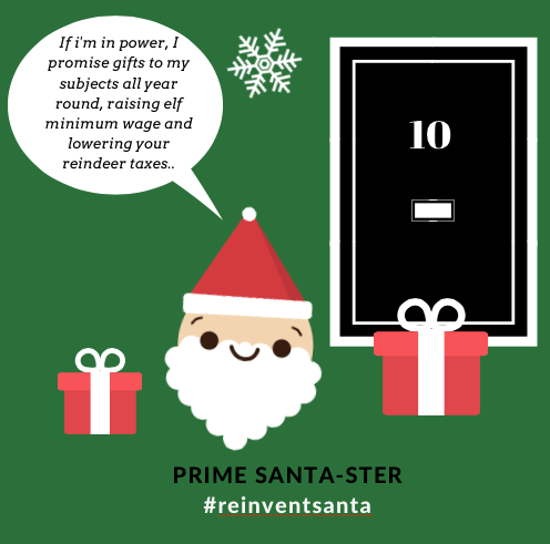 racheyra's tweet photo. @RedLetterDaysUK what if Santa was in charge? #ReinventSanta https://t.co/eFiATVLc1w