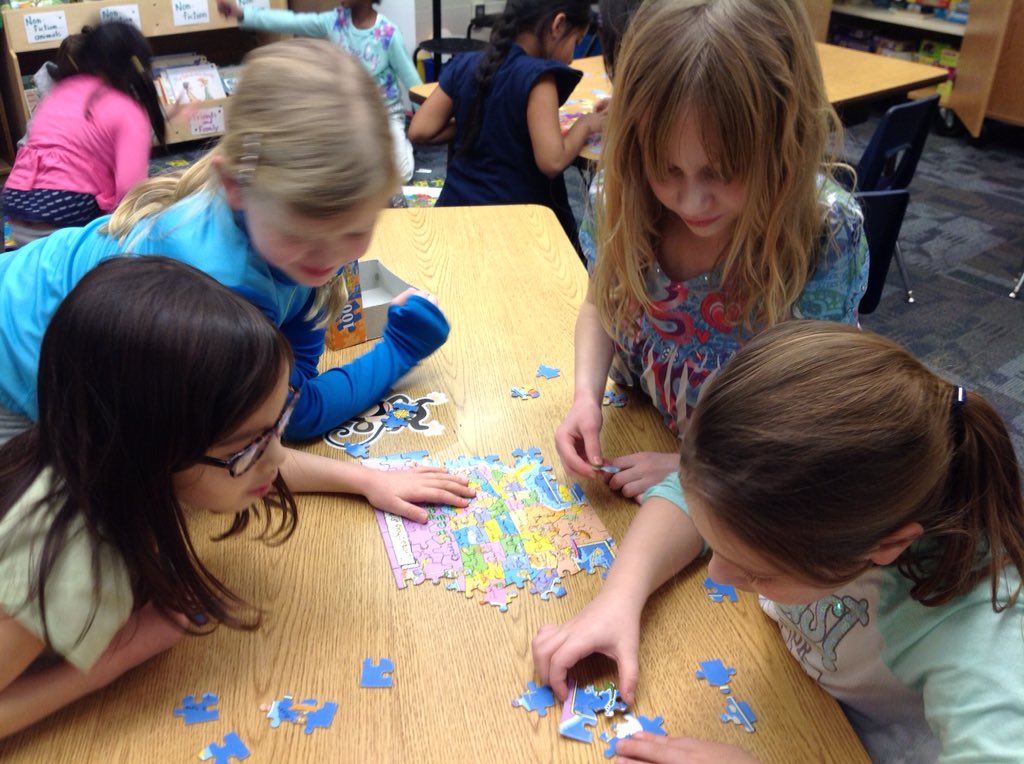BrindaMarianne's tweet image. More maps...the puzzle way. #puzzlefriday #lovethesekids!