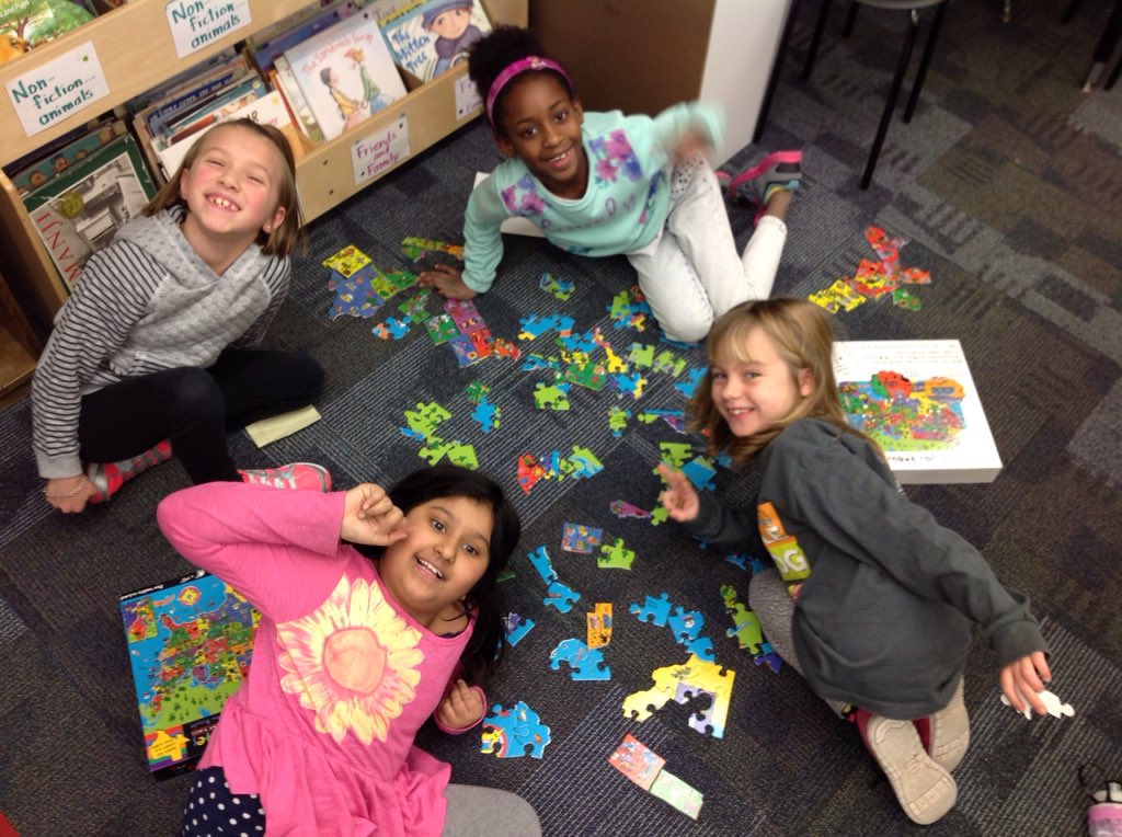 BrindaMarianne's tweet image. More maps...the puzzle way. #puzzlefriday #lovethesekids!