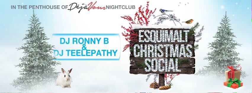 DejaVousLounge's tweet photo. Tonight we're pumped to be hosting the Esquimalt Staff Christmas Social in the upstairs lounge! #yyj #yyjevents https://t.co/68YsFgYyU4