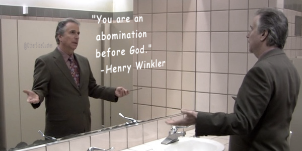 OtherSideQuotes's tweet photo. #quote #abomination #HenryWinkler #Leviticus https://t.co/9PeEivri8R