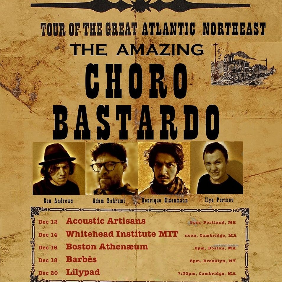 Playing at Barbes in Brooklyn in a couple of hours!!! Hope to see some of you there!!! #livemusic #choro