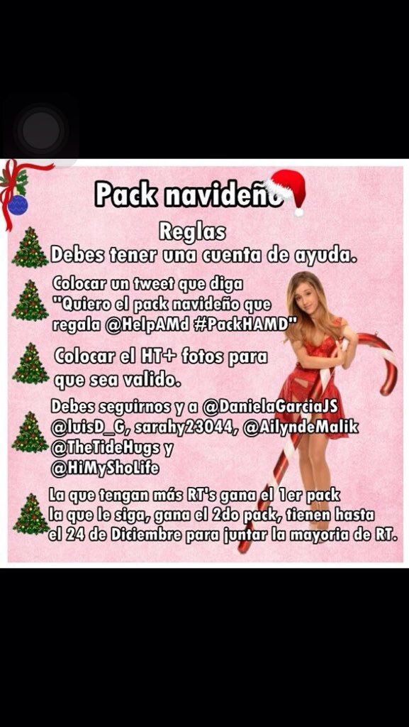 VictoriaJaimea's tweet photo. @HelpAMd Quiero el pack navideño que regala @HelpAMd #PackHAMD https://t.co/QCpKPdZm2F