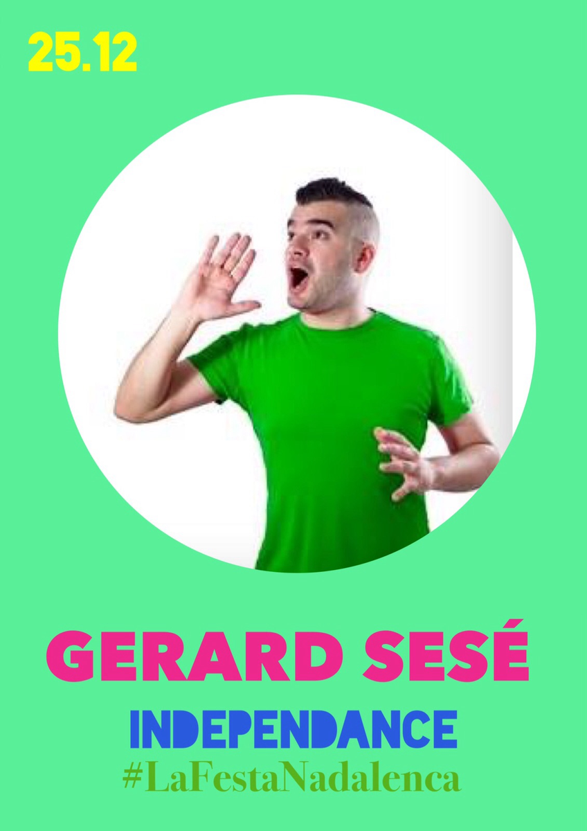 fesindependance's tweet photo. vine a la Independance del 25D i veuràs al @gerardsese https://t.co/YEpNH32RSX