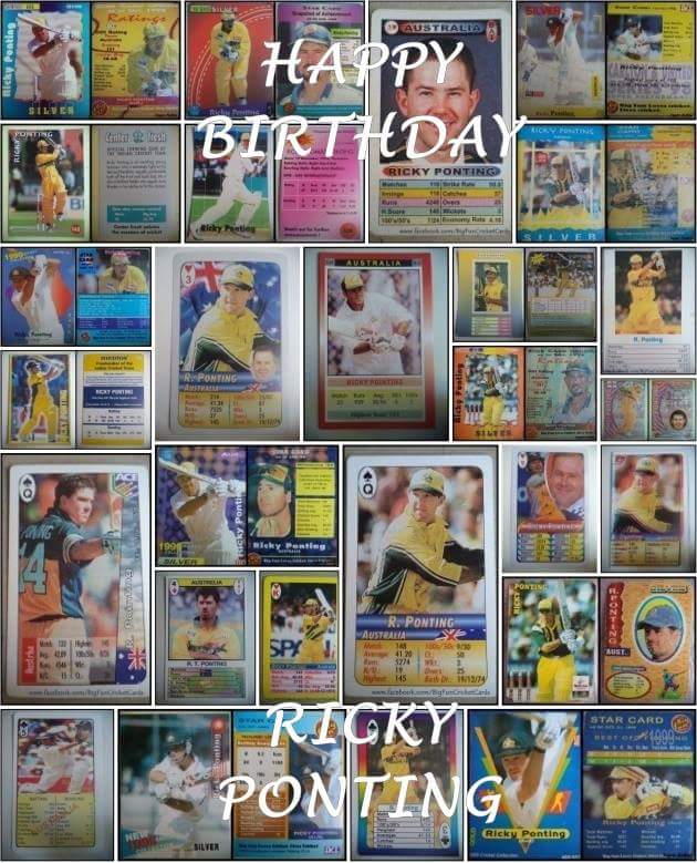 Happy Birthday Ricky Ponting  