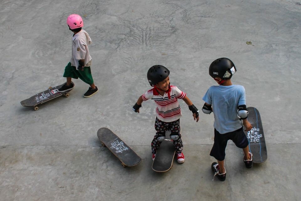 The #youth of #Yangon are enjoying their new #skatepark! #PushingMyanmar #MakeLifeSkateLife