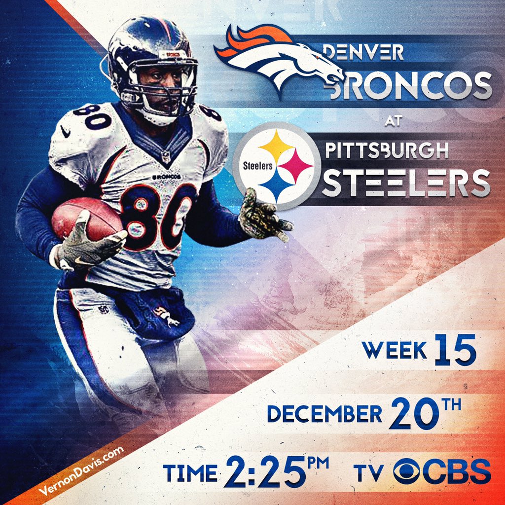 VernonDavis85's tweet photo. #BeatTheSteelers #BroncosCountry #GoBroncos https://t.co/3paKuTDtcv