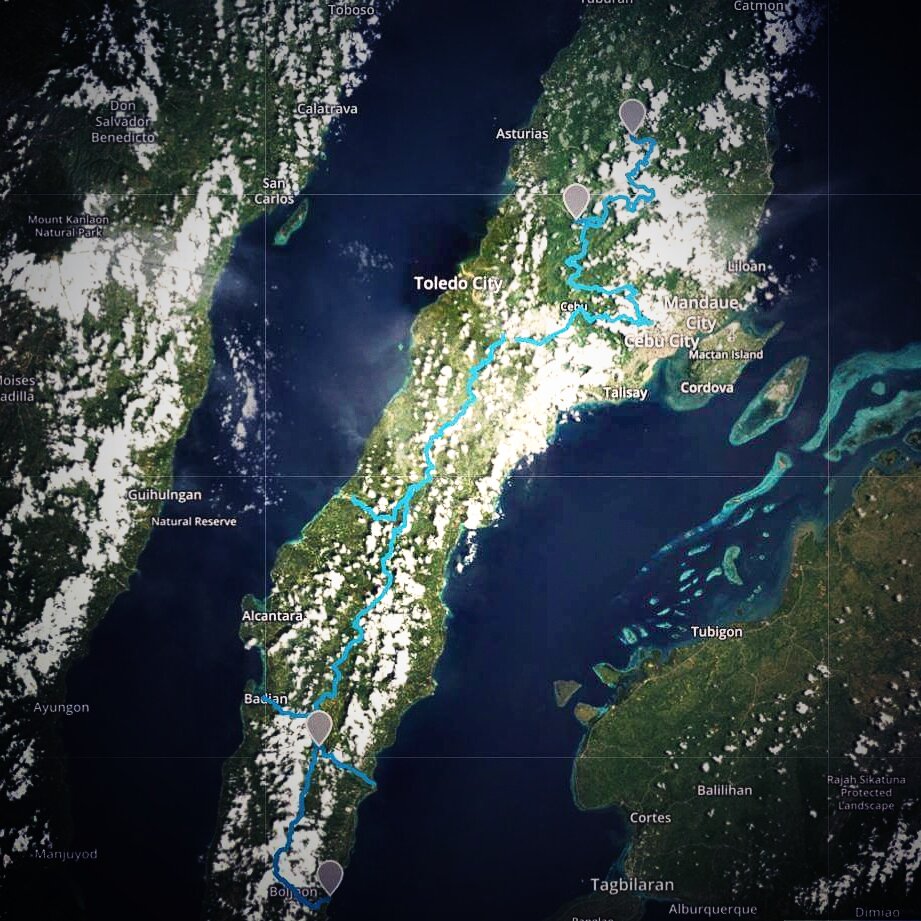 HeyJoelogsShow's tweet photo. 70% of #cebuhighlandstrail explored by #pinoyapache and #campred #cebu will be following progress on #cebumaps https://t.co/nE0HTGtPZv