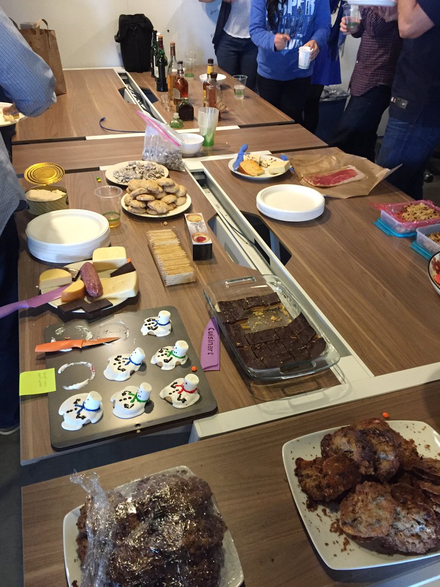 HasOffers's tweet photo. The #HasTeam having some Friday fun with a whiskey, cheese, and pastry party! https://t.co/9ZHZbUR5Lr