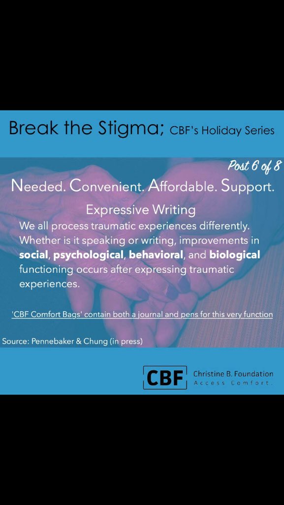 'Break the Stigma' Holiday series post six on #cancerstigma and #cancersupport