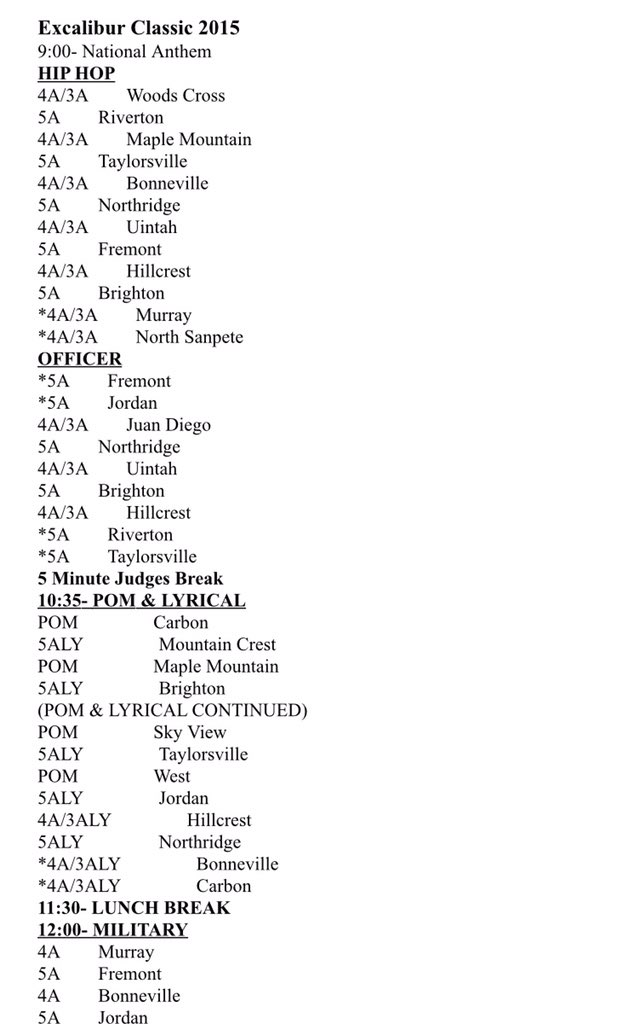 HDDrillTeam's tweet photo. Come support HD tomorrow at Copperhills high school! Good luck to everyone competing 💪🏼💚 schedule of tomorrow below! https://t.co/InpJ8bVgiP