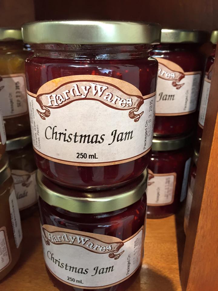 InfoLarry27's tweet photo. #HardyWares @AlderneyMrkt with all your faves #ChristmasJam #RedPepperJelly #CarrotCakeJam #ApplePieJam #WhiskyMarm https://t.co/Ay5hU64FmF