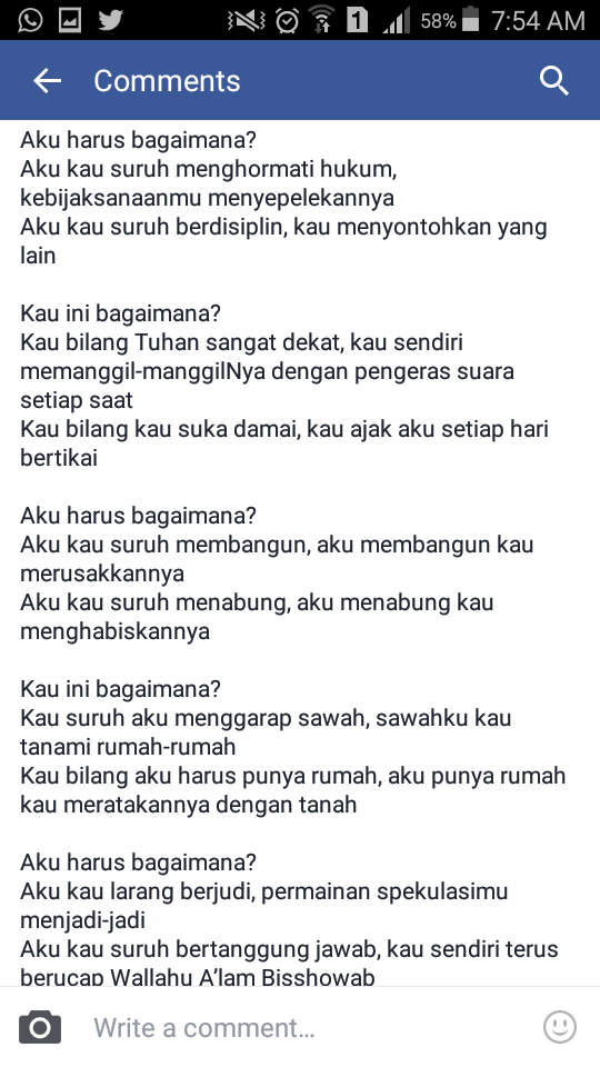 Ienas Tsuroiya On Twitter Puisi Aspal Itu Meniru Puisi Abah Yang Fenomenal Kau Ini Bagaimana Atawa Aku Harus Bagaimana Ienas Tsuroiya On Twitter Puisi Aspal Itu Meniru Puisi Abah Yang Fenomenal Kau Ini Bagaimana Atawa Aku Harus Bagaimana