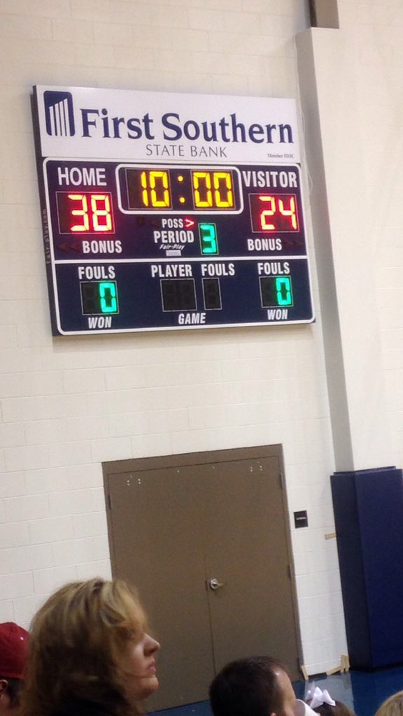 Torch33Torch's tweet photo. The score at the half. https://t.co/3aaBD3q125