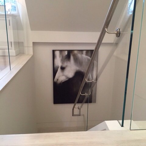 "Ireland" 48"x60" painting by Athena Bax Now in her new home ! ❤athenabax.com #byebyelove