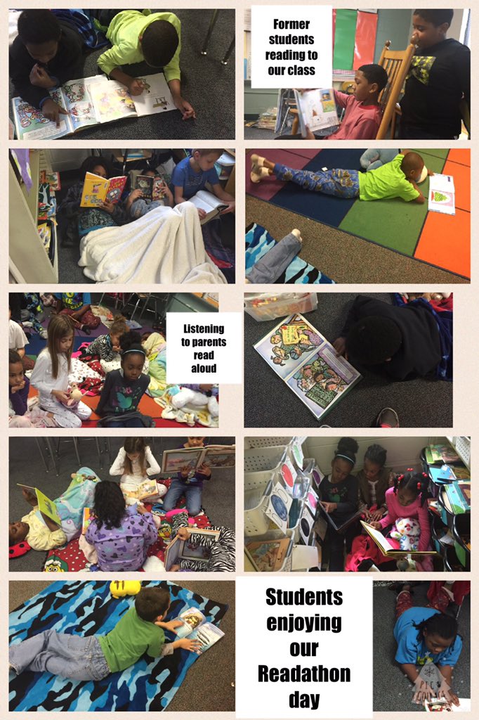 Jamilasgt's tweet photo. Our class enjoying our readathon day https://t.co/dlCUHBjCge